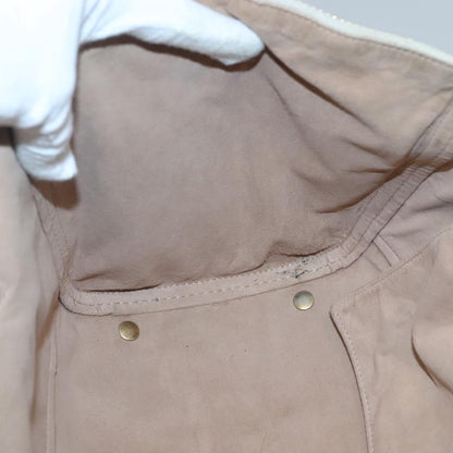 Salvatore Ferragamo Gancini Tote Leather, BEIGE, LEATHER, Tote bag