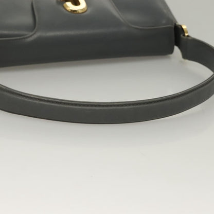 Gucci 1973 Top Handle Bag Leather, GRAY, LEATHER, Handbag