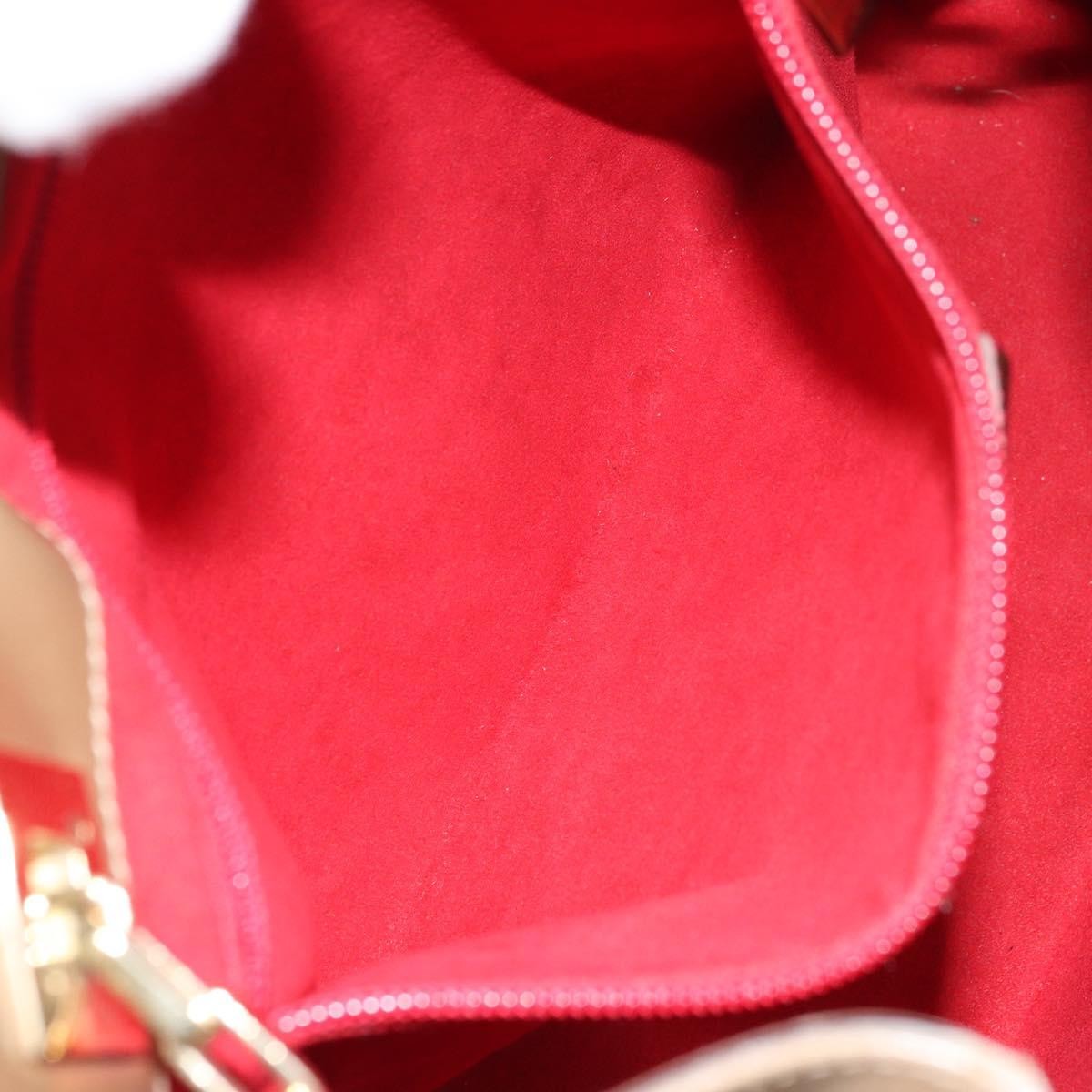 Salvatore Ferragamo Vintage Shoulder Bag Patent leather, BEIGE, PATENT_LEATHER, Shoulder bag