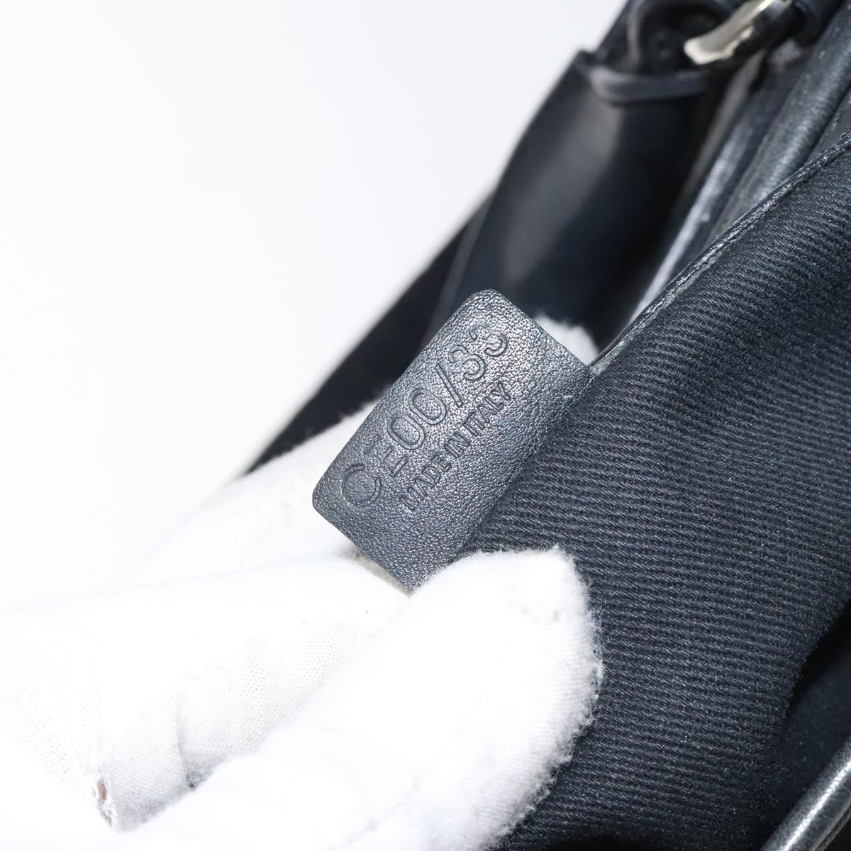 Celine Boogie Satchel Macadam, BLACK, CANVAS, Handbag