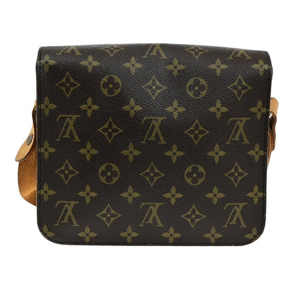 Louis Vuitton Cartouchiere Handbag Monogram Canvas, BROWN, CANVAS, Shoulder bag