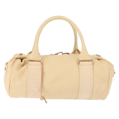 Balenciaga Vintage handbag Leather, BEIGE, LEATHER, Handbag