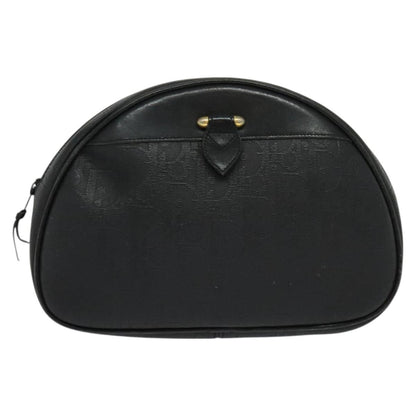 Christian Dior Vintage Trotter Pouch Canvas, BLACK, CANVAS, Clutche & pouche