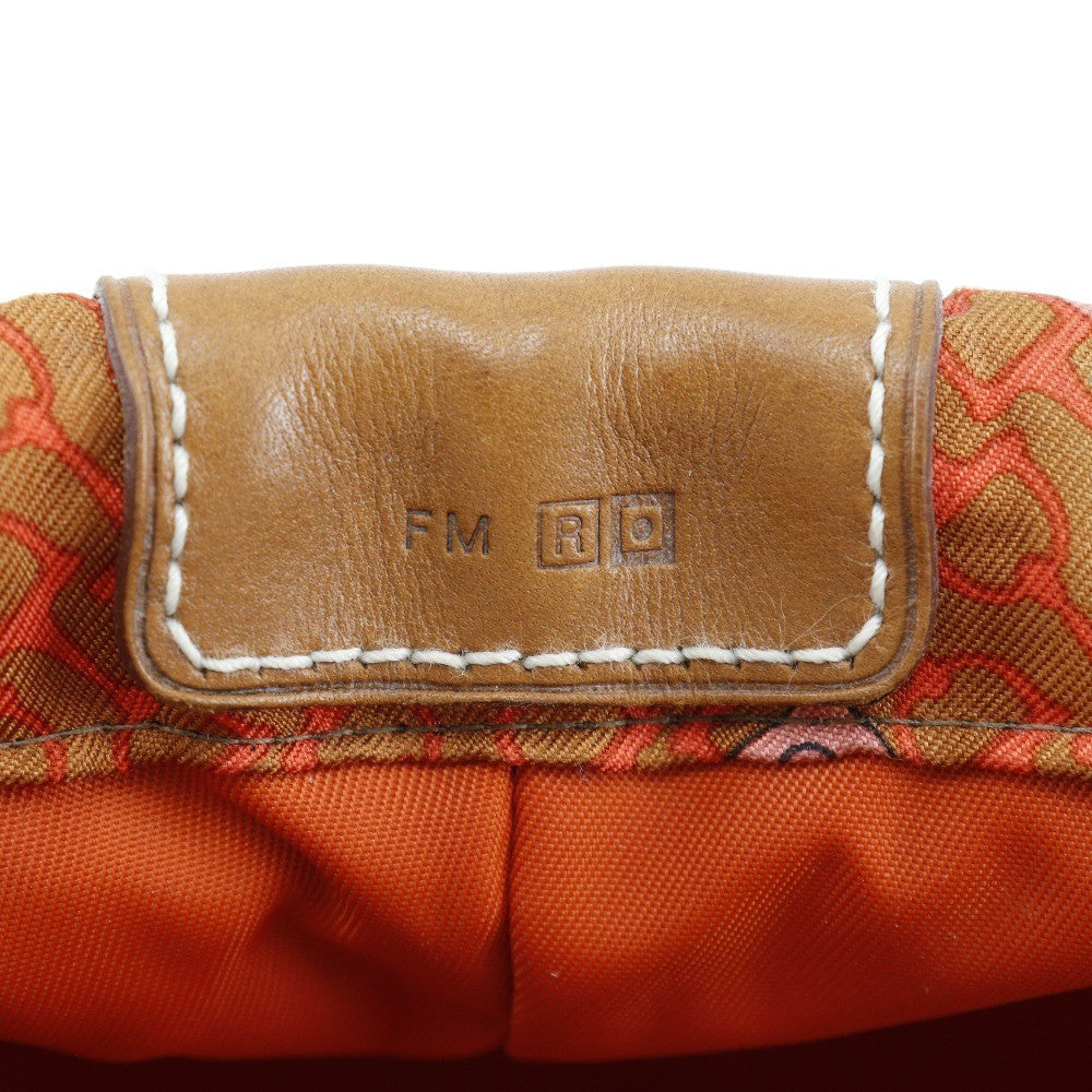 Hermes Fourbi Pouch Silk with Barenia, MULTICOLOUR, SILK, Clutche & pouche