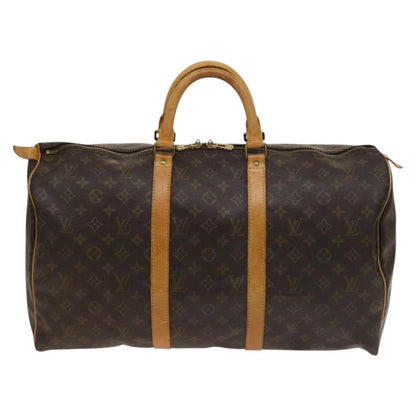 Louis Vuitton Keepall Bag Monogram Canvas, MULTICOLOUR, CANVAS, Travel bag