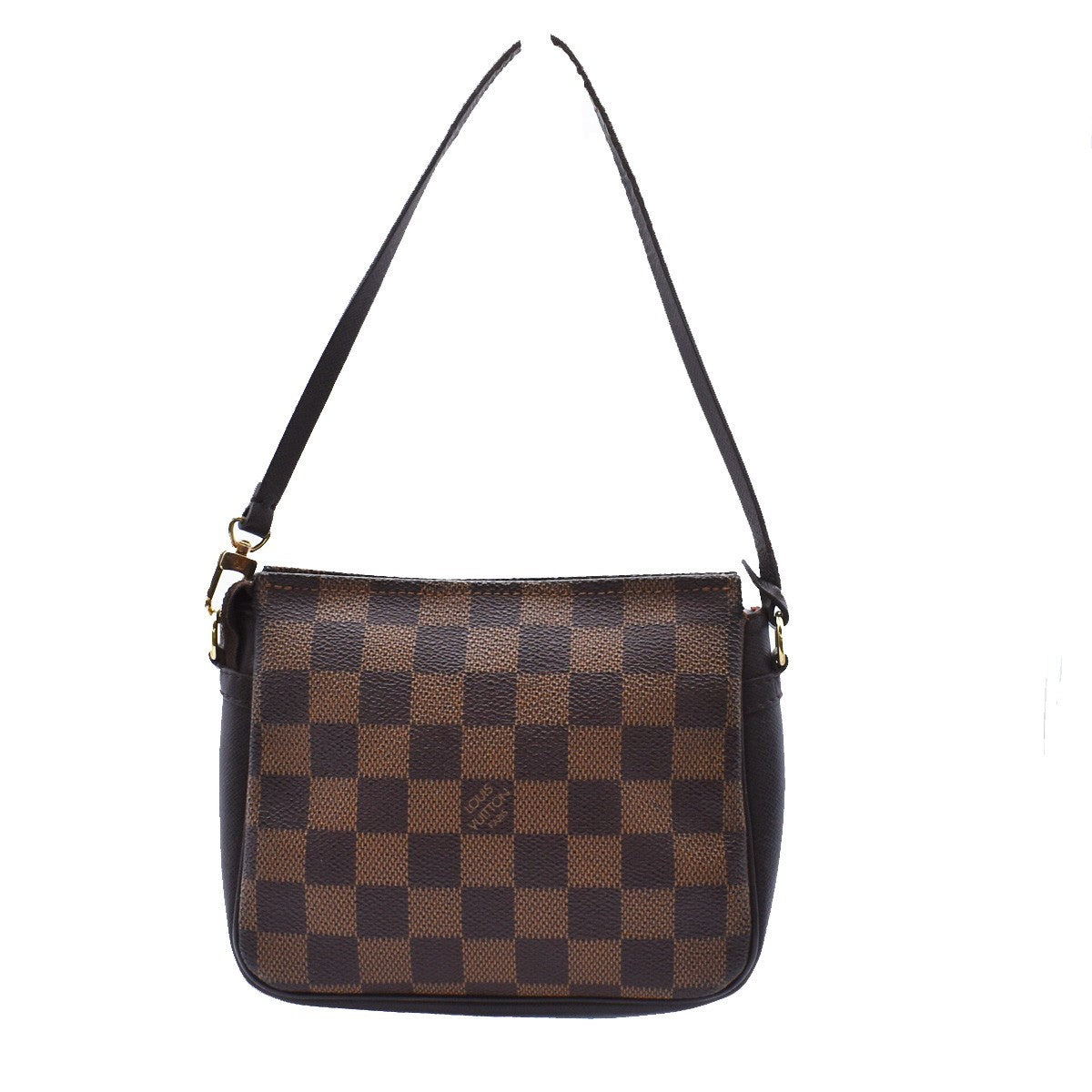Louis Vuitton Trousse Make Up Bag Damier Canvas, BROWN, CANVAS, Clutche & pouche