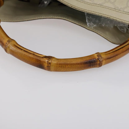 Gucci Vintage Diana Bamboo Shoulder Bag Leather, BEIGE, LEATHER, Shoulder bag