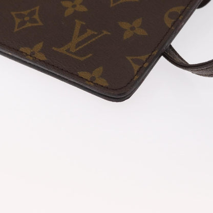 Louis Vuitton Double Rabat Handbag Monogram Canvas, BROWN, CANVAS, Shoulder bag