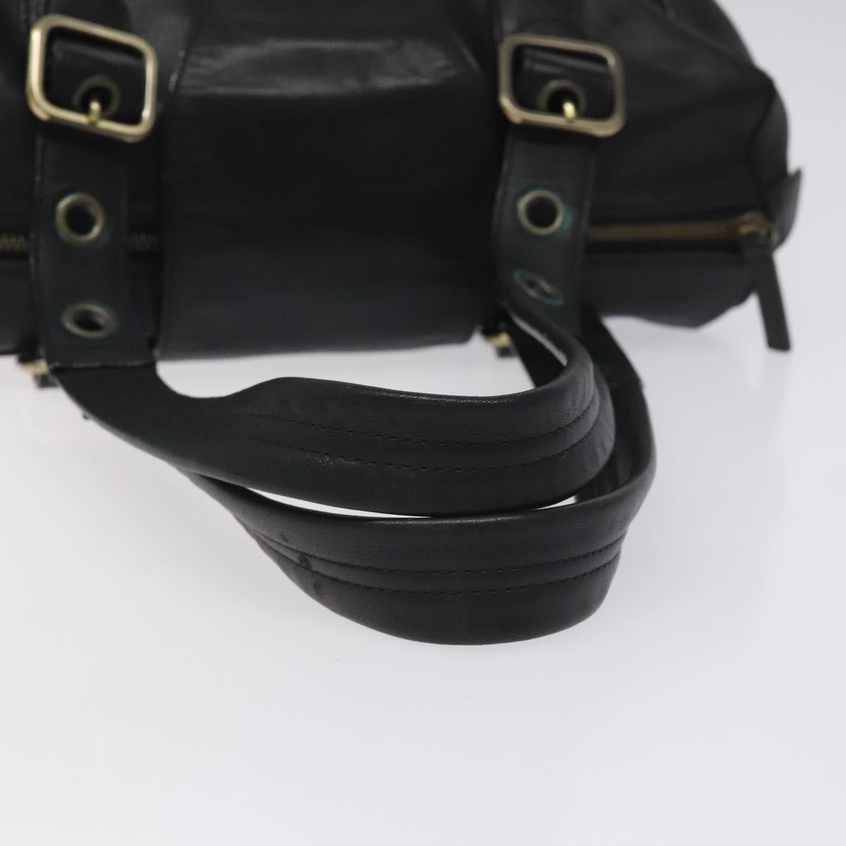 Chloe Vintage Shoulder Bag Leather, BLACK, LEATHER, Shoulder bag