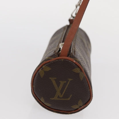 Louis Vuitton Papillon Pochette Monogram Canvas, BROWN, CANVAS, Clutche & pouche