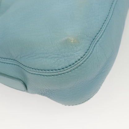 Bottega Veneta Shoulder Bag Leather, BLUE, LEATHER, Shoulder bag