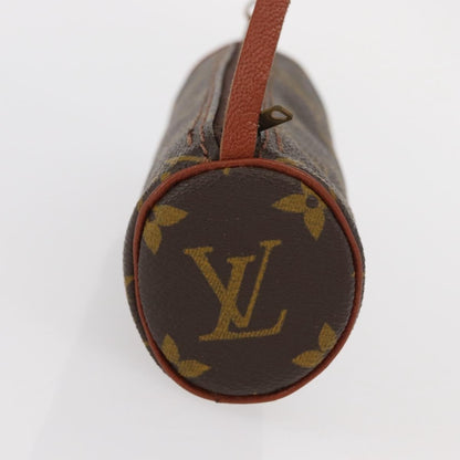 Louis Vuitton Papillon Pochette Monogram Canvas, BROWN, CANVAS, Clutche & pouche