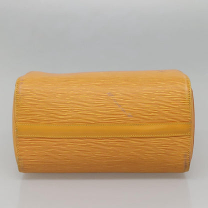 Louis Vuitton Speedy Handbag Epi Leather, YELLOW, LEATHER, Handbag