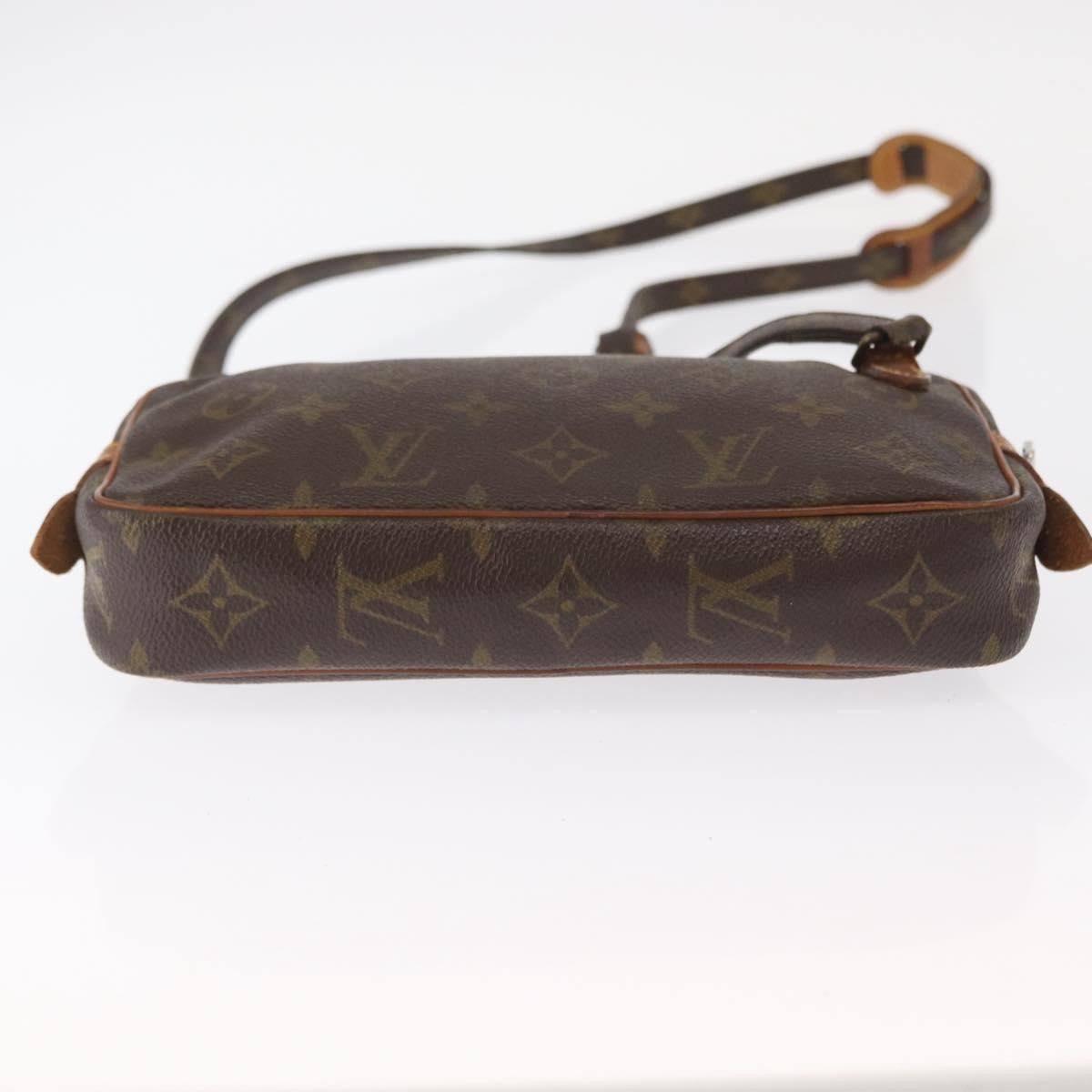 Louis Vuitton Pochette Marly Bandouliere Bag Monogram Canvas, BROWN, CANVAS, Shoulder bag