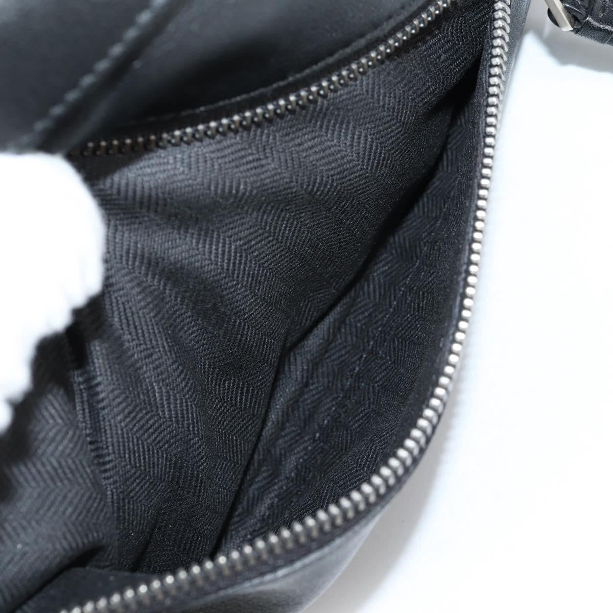 Loewe Puzzle Bumbag Leather, BLACK, LEATHER, Travel bag