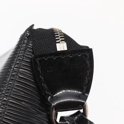 Louis Vuitton Pochette Accessoires NM Electric Epi Leather, BLACK, LEATHER, Clutche & pouche