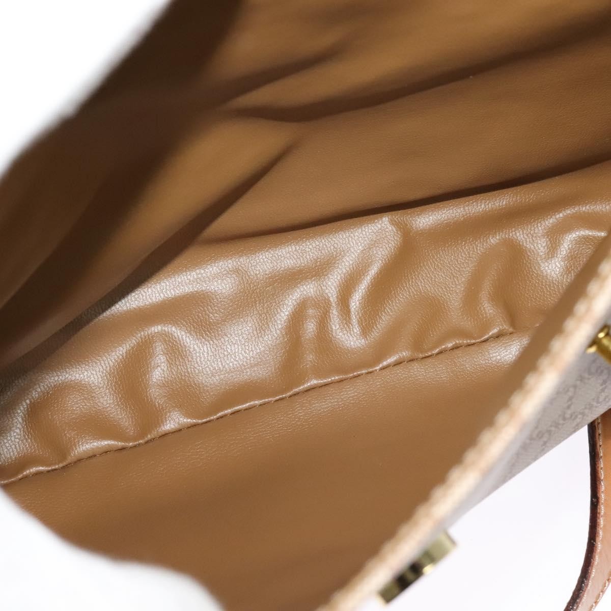 Celine Vintage Macadam Handbag Macadam, BEIGE, PVC, Handbag