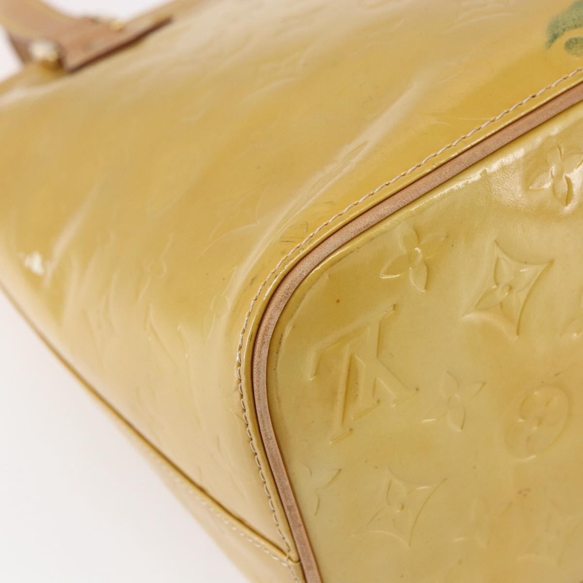 Louis Vuitton Houston Handbag Monogram Vernis, BEIGE, PATENT_LEATHER, Handbag