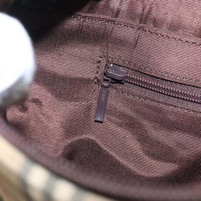 Burberry Shoulder Bag Nova Check Canvas, BEIGE, CANVAS, Shoulder bag