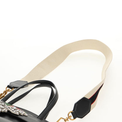 Gucci Totem Top Handle Bag Leather, BLACK, LEATHER, Handbag