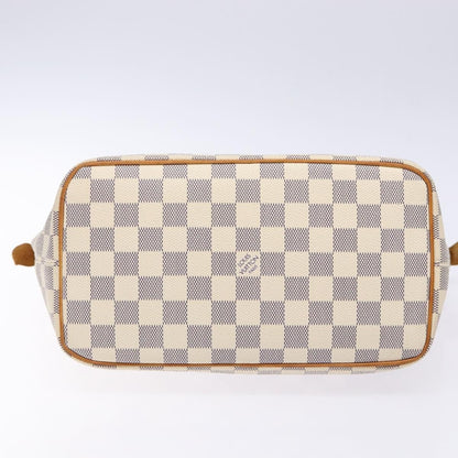 Louis Vuitton Saleya Handbag Damier, WHITE, CANVAS, Tote bag