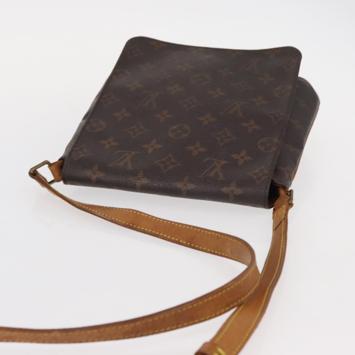 Louis Vuitton Musette Salsa Handbag Monogram Canvas, BROWN, CANVAS, Shoulder bag