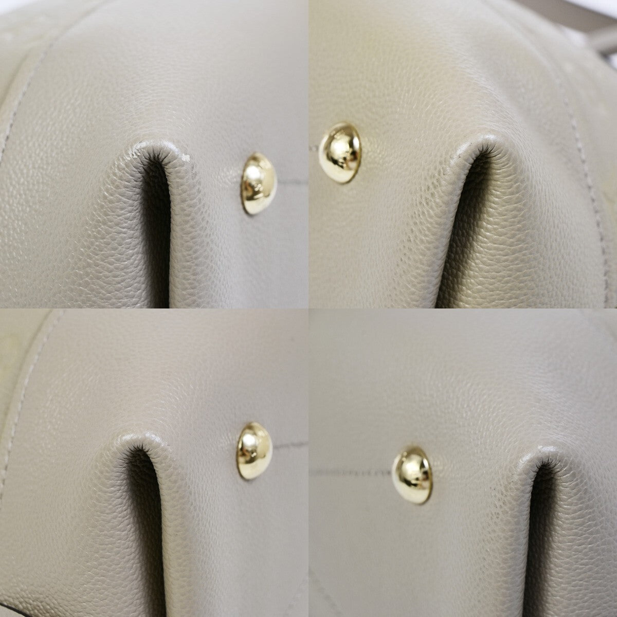 Louis Vuitton Neo Alma Handbag Monogram Empreinte Leather, BEIGE, LEATHER, Handbag