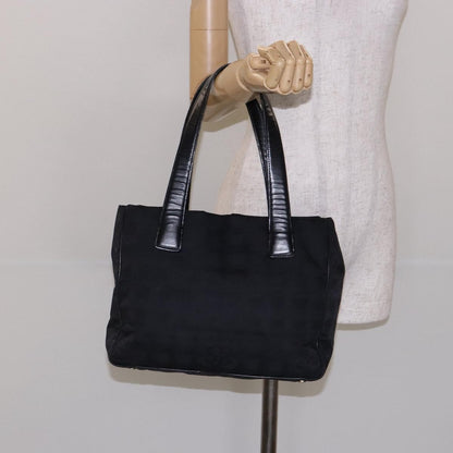 Chanel Travel Line Tote Nylon, BLACK, NYLON, Travel bag