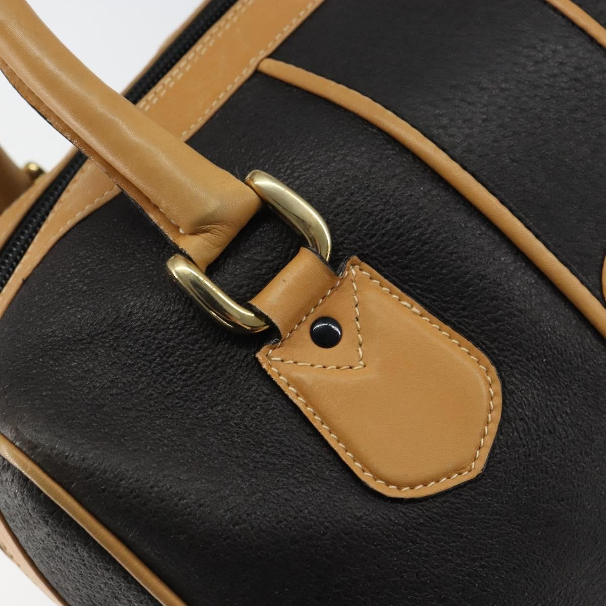 Gucci Vintage Boston Bag Leather, BLACK, LEATHER, Travel bag