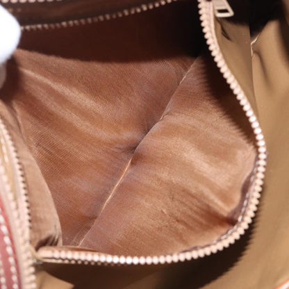 Celine Macadam Pochette Canvas and Leather, BROWN, CANVAS, Clutche & pouche