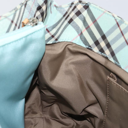 Burberry Nova Check Tote Nylon, BLUE, NYLON, Tote bag