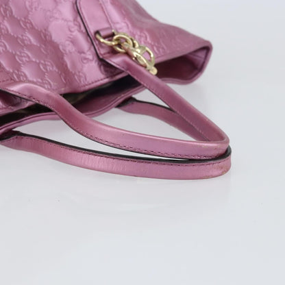 Gucci Heart Bit Open Tote Guccissima Leather, PINK, LEATHER, Tote bag