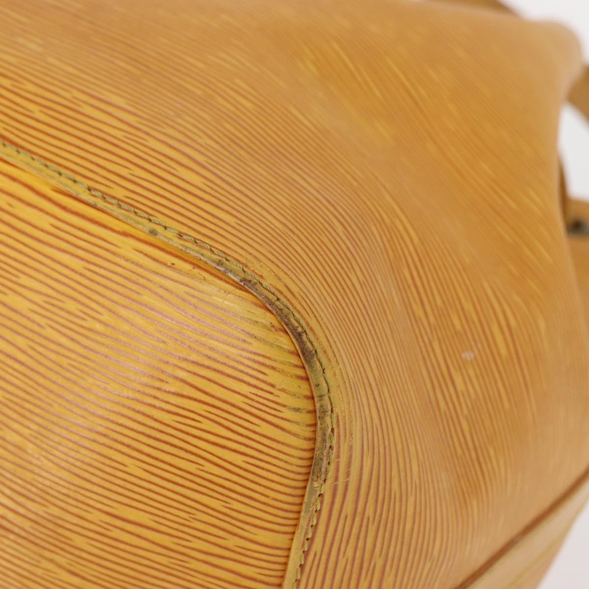 Louis Vuitton Petit Noe Handbag Epi Leather, YELLOW, LEATHER, Shoulder bag