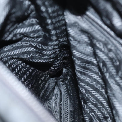 Prada Flat Messenger Bag Tessuto, BLACK, NYLON, Shoulder bag