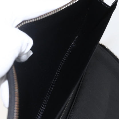 Louis Vuitton Atoll Organizer Wallet Taiga Leather, BLACK, LEATHER, Clutche & pouche