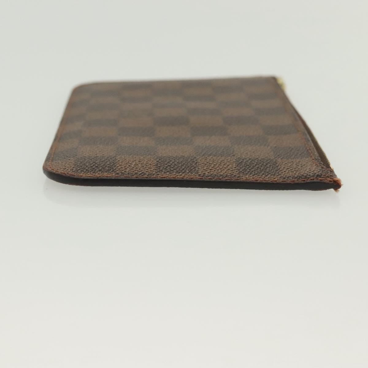 Louis Vuitton Neverfull Pochette Damier, BROWN, CANVAS, Tote bag