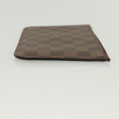 Louis Vuitton Neverfull Pochette Damier, BROWN, CANVAS, Tote bag