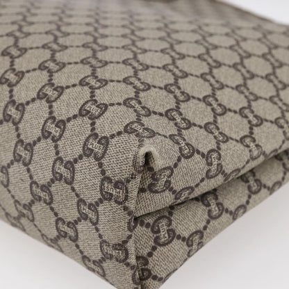 Gucci Vintage Web Strap Tote GG Coated Canvas, BEIGE, CANVAS, Tote bag