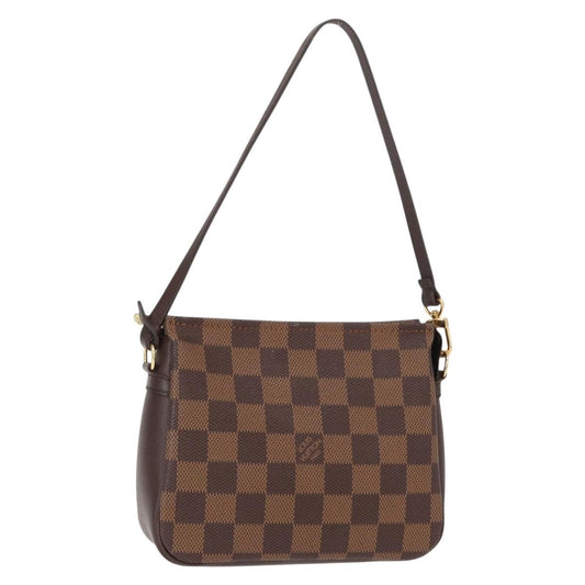 Louis Vuitton Trousse Make Up Bag Damier Canvas, Brown, Canvas, Clutch