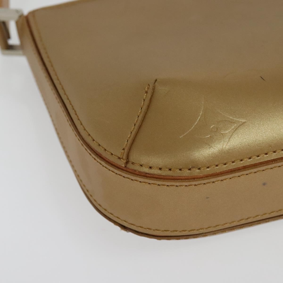 Louis Vuitton Mat Fowler Handbag Monogram Vernis, GOLD, LEATHER, Handbag