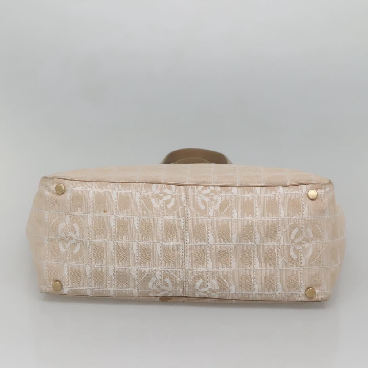 Chanel Travel Line Tote Nylon, BEIGE, NYLON, Tote bag