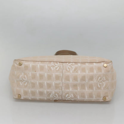 Chanel Travel Line Tote Nylon, BEIGE, NYLON, Tote bag