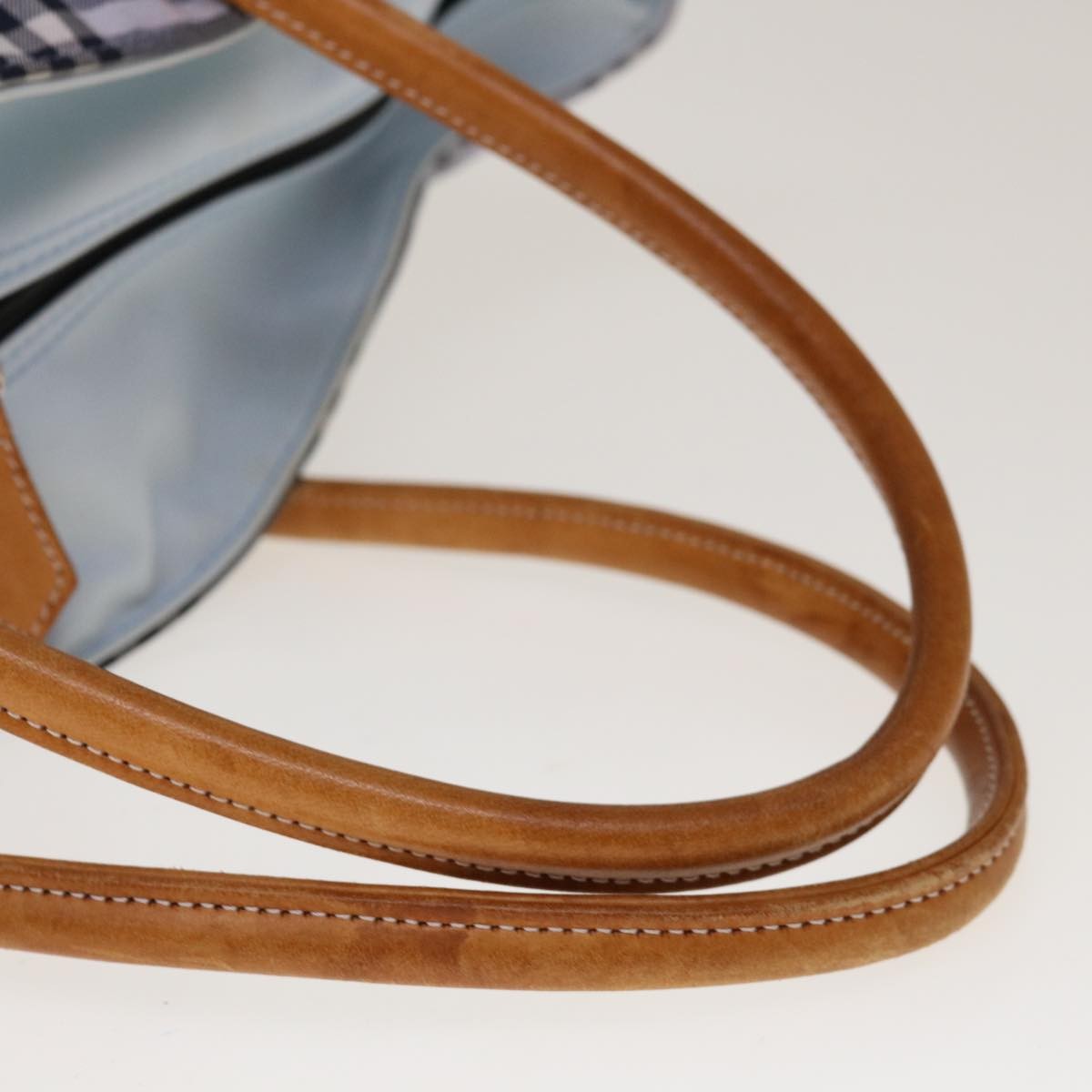 Burberry Nova Check Tote Nylon, BLUE, NYLON, Tote bag