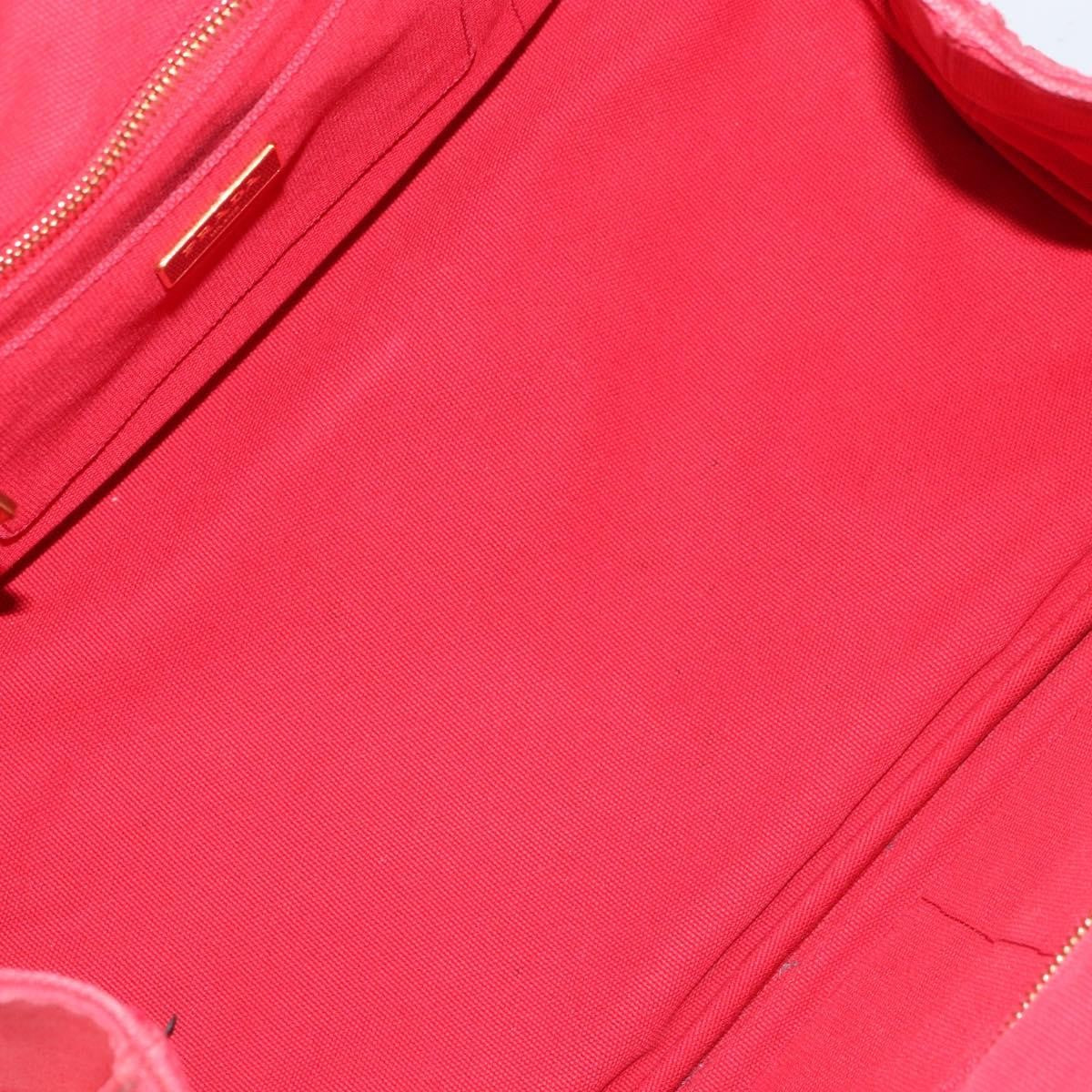 Prada Canapa Tote Canvas, RED, CANVAS, Tote bag