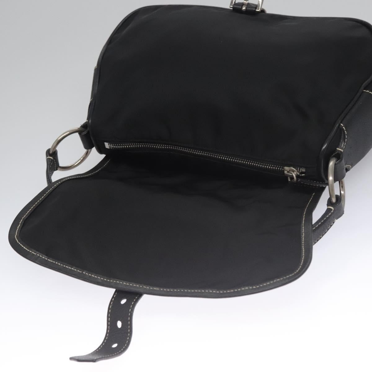 Prada Vintage Shoulder Bag Tessuto, BLACK, NYLON, Shoulder bag
