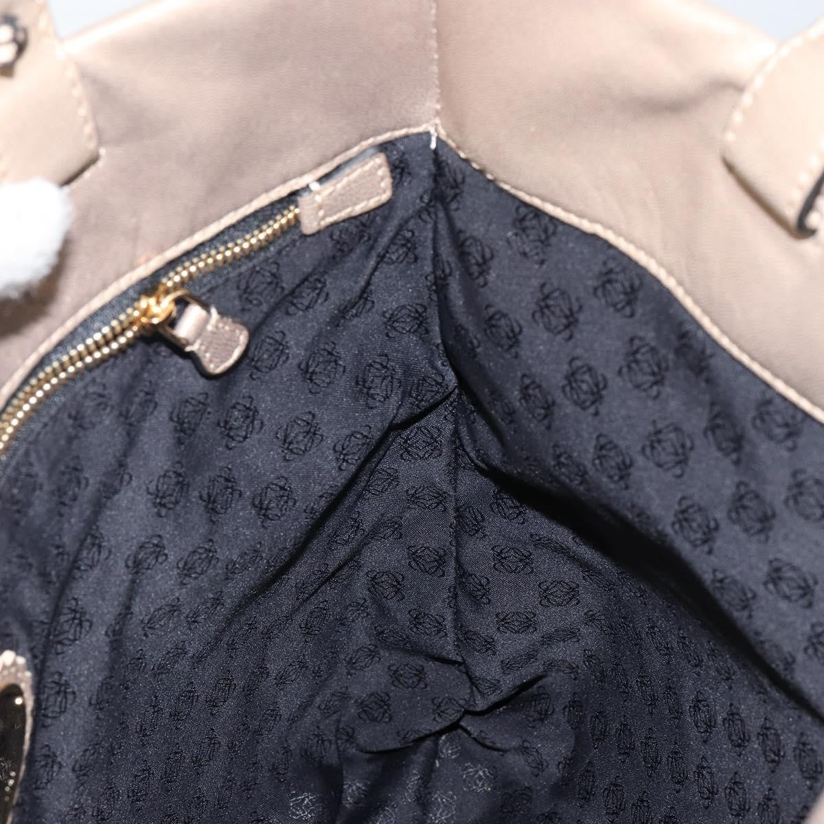 Loewe Anagram Tote Leather, GOLD, LEATHER, Tote bag