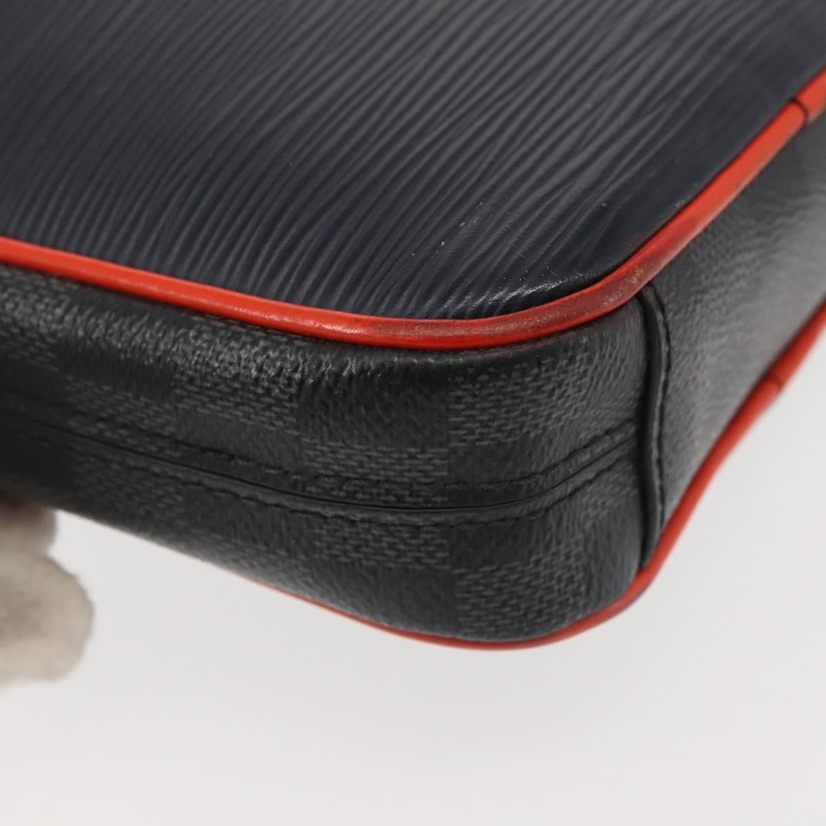 Louis Vuitton Danube Handbag Epi Leather, NAVY, LEATHER, Handbag