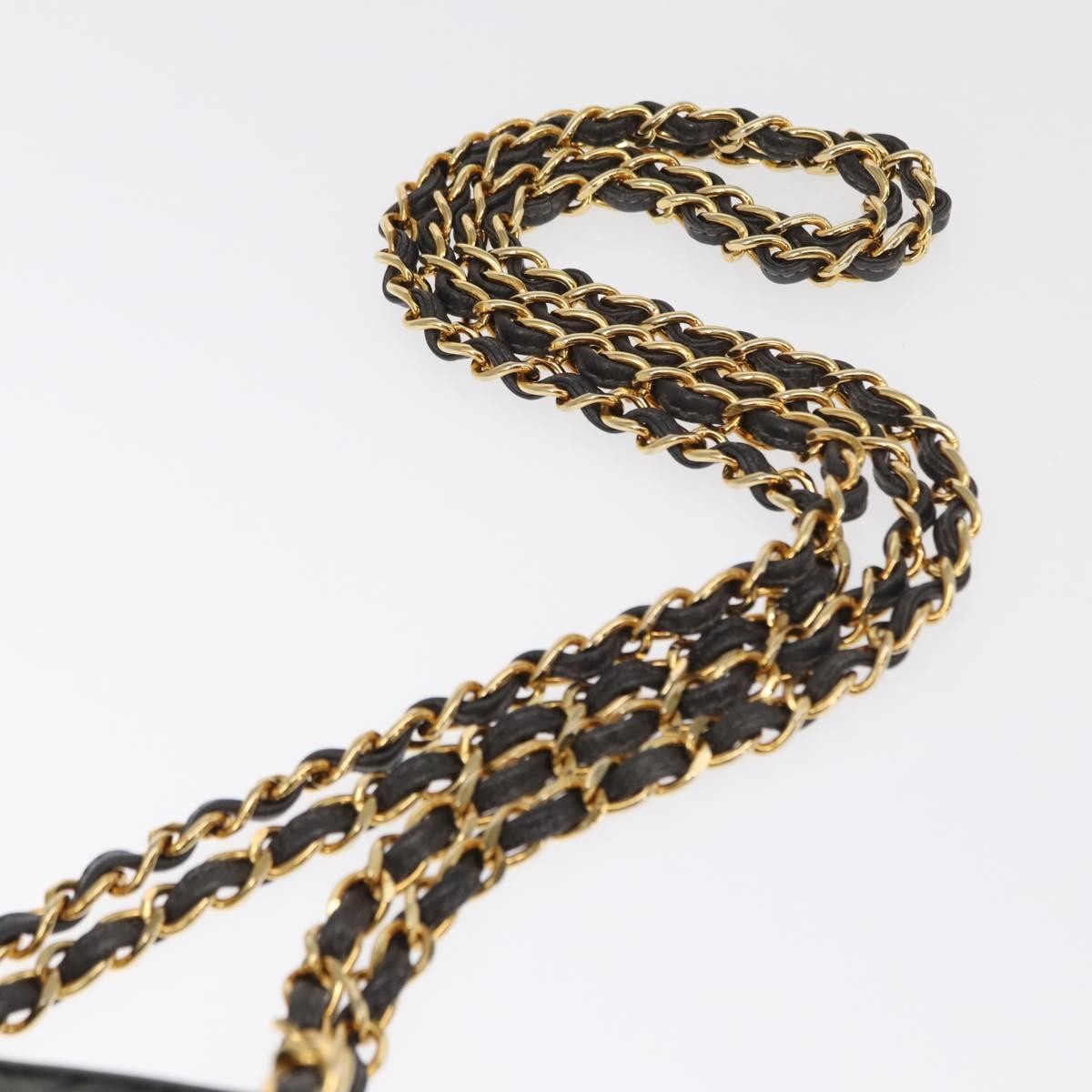 Chanel Vintage Shoulder Bag Satin, GRAY, SATIN, Shoulder bag