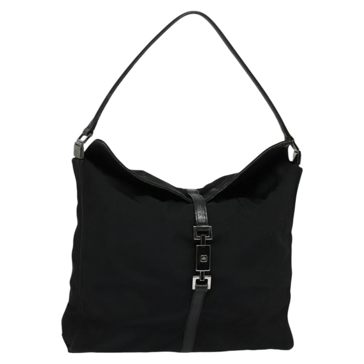 Gucci Jackie Bag Nylon, BLACK, NYLON, Shoulder bag
