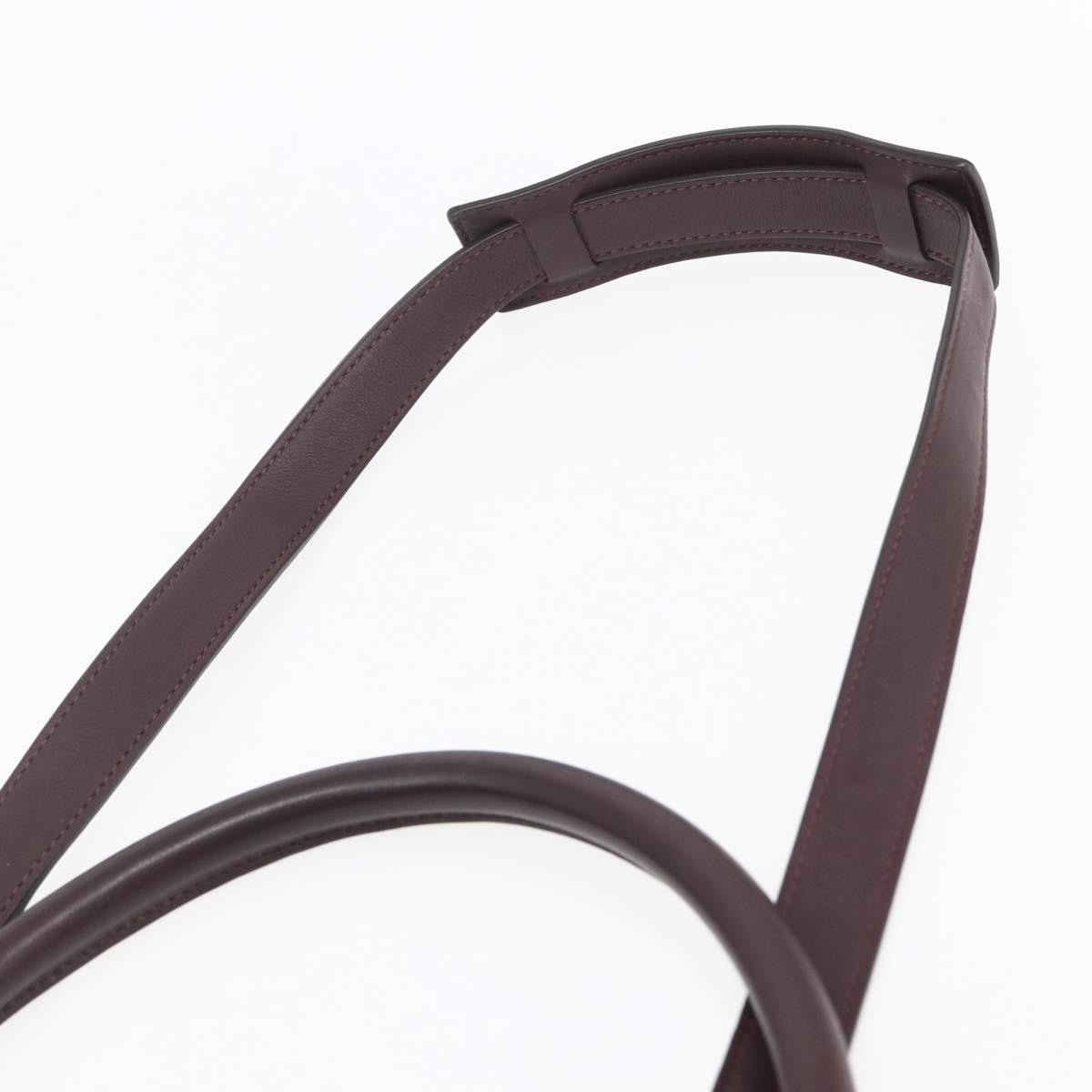 Celine Tricolor Trapeze Bag Leather, BROWN, LEATHER, Handbag